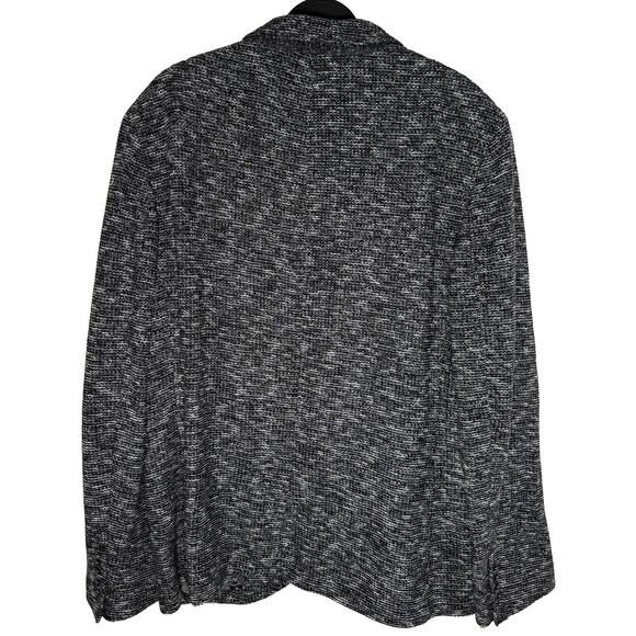 John Varatos Men's Textured Woven Blazer Sport Coat Hook & Eye Closure Modern 52 - Picture 3 of 11